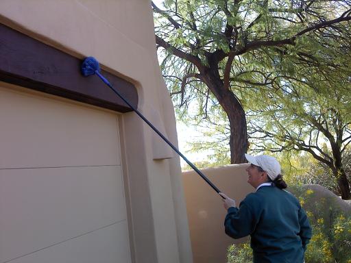 Cleaning roof